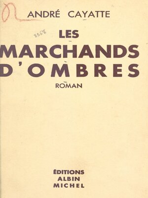 cover image of Les marchands d'ombres